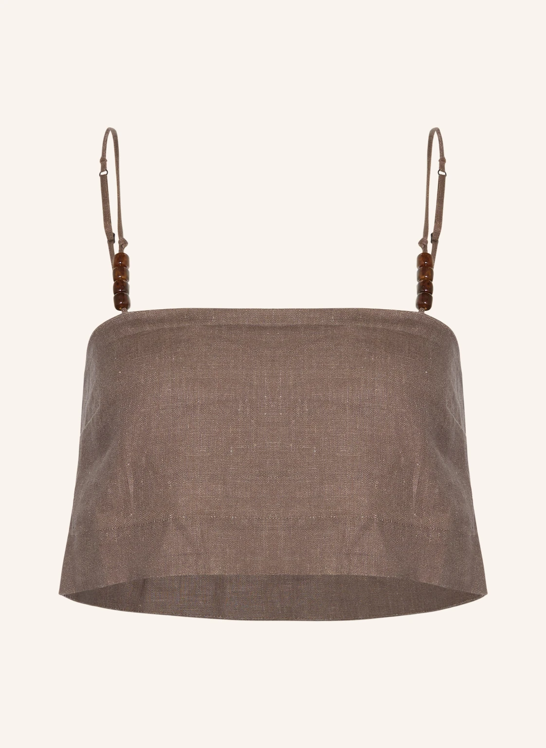FAITHFULL THE BRAND Cropped-Top CHIANTI aus Leinen