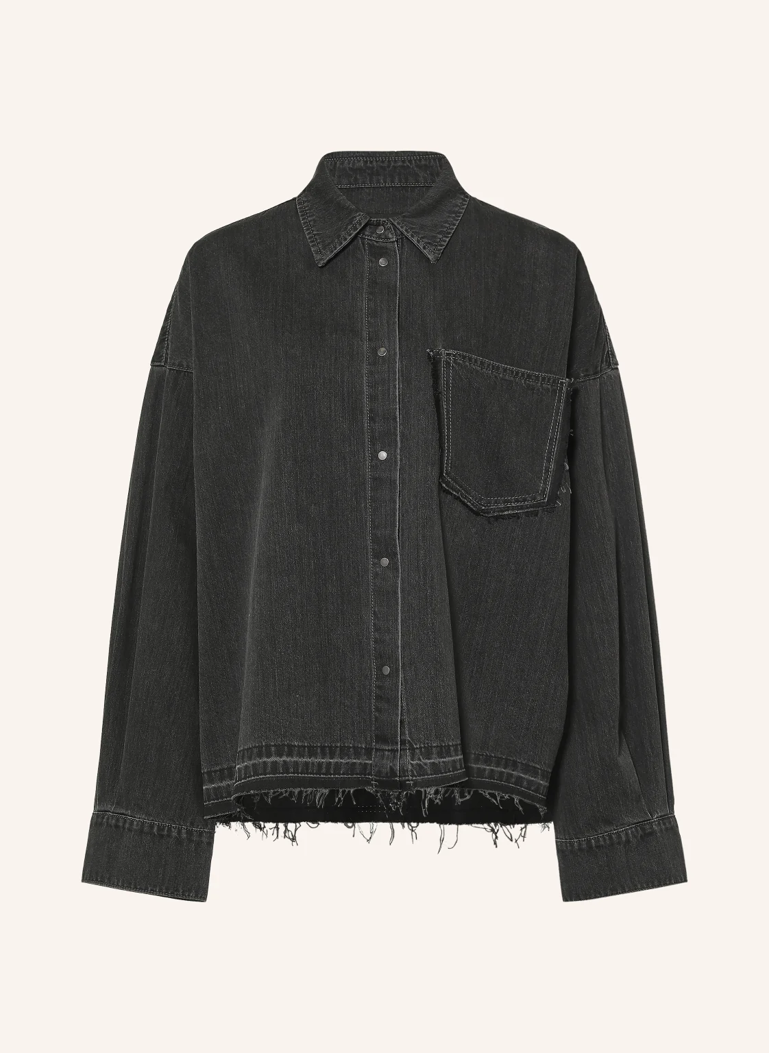 ELIAS RUMELIS Oversized-Jeansbluse BRIALY