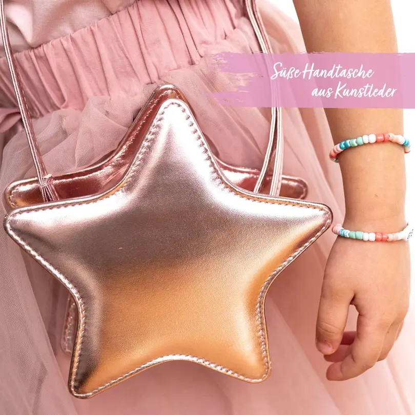 Umhängetasche Stern Roségold