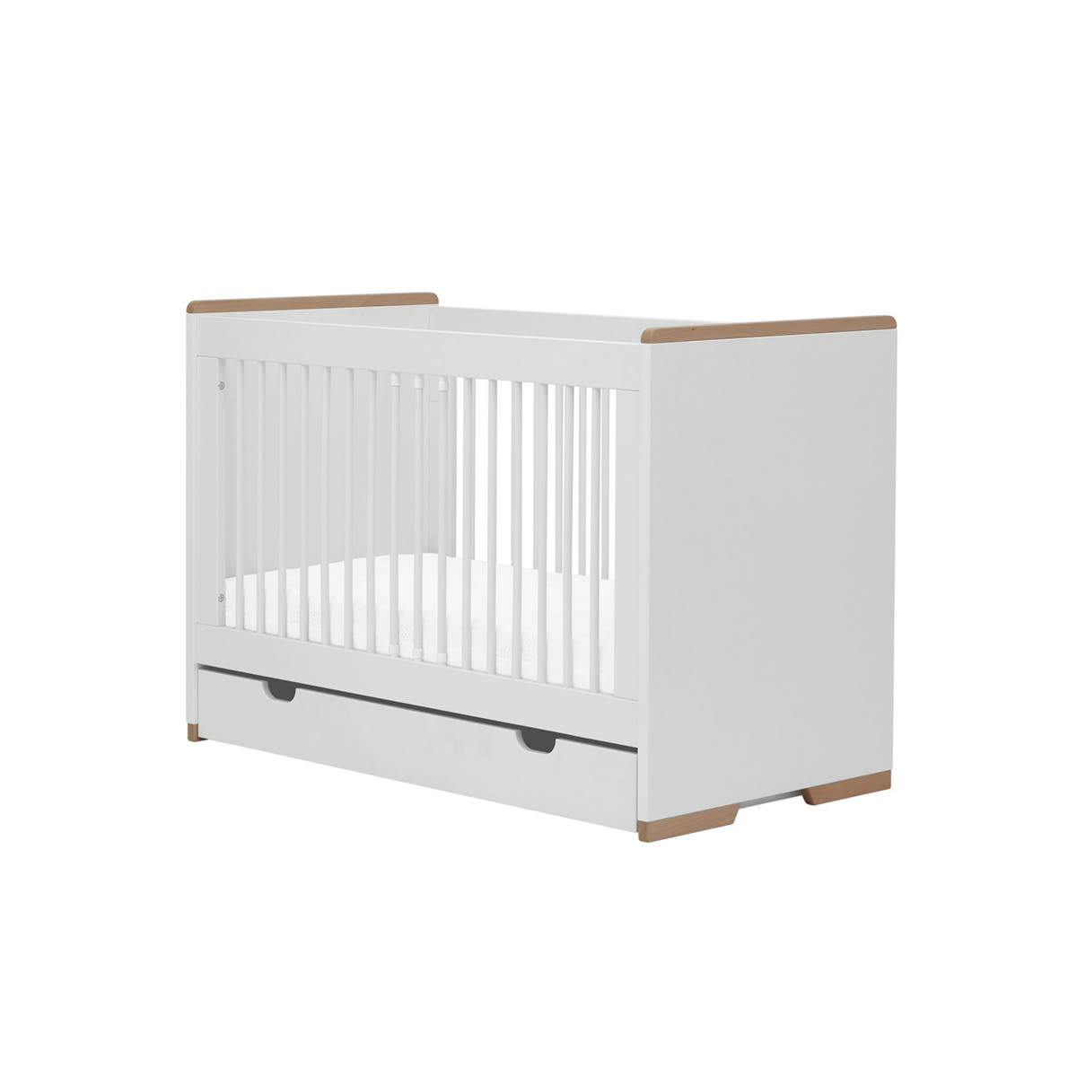 - - Tiroir pour lit bébé 60x120 blanc