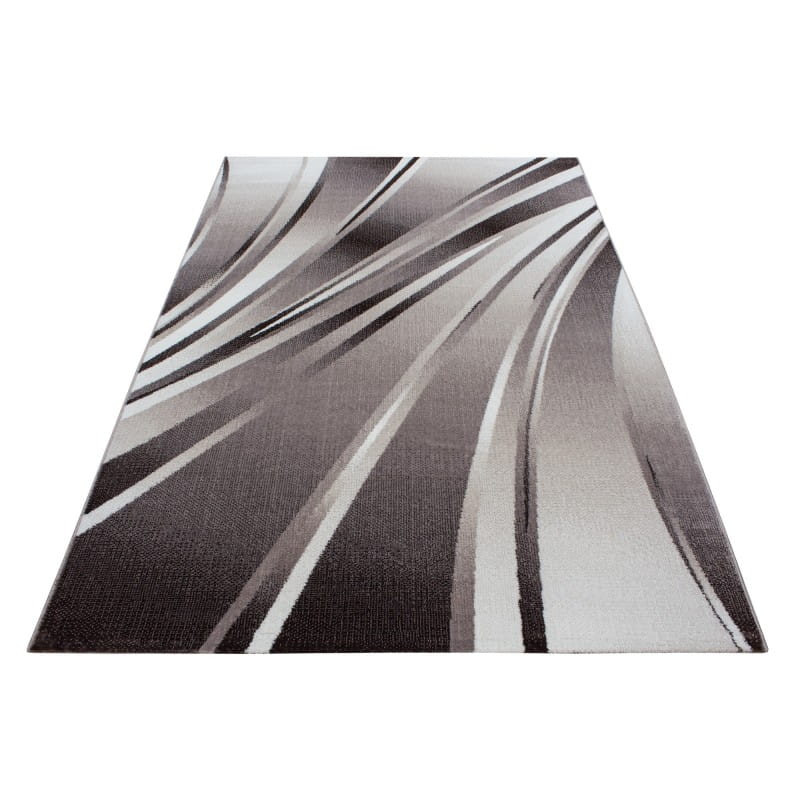 Dywan nowoczesny Parma linie brązowy 80 cm x 150 cm