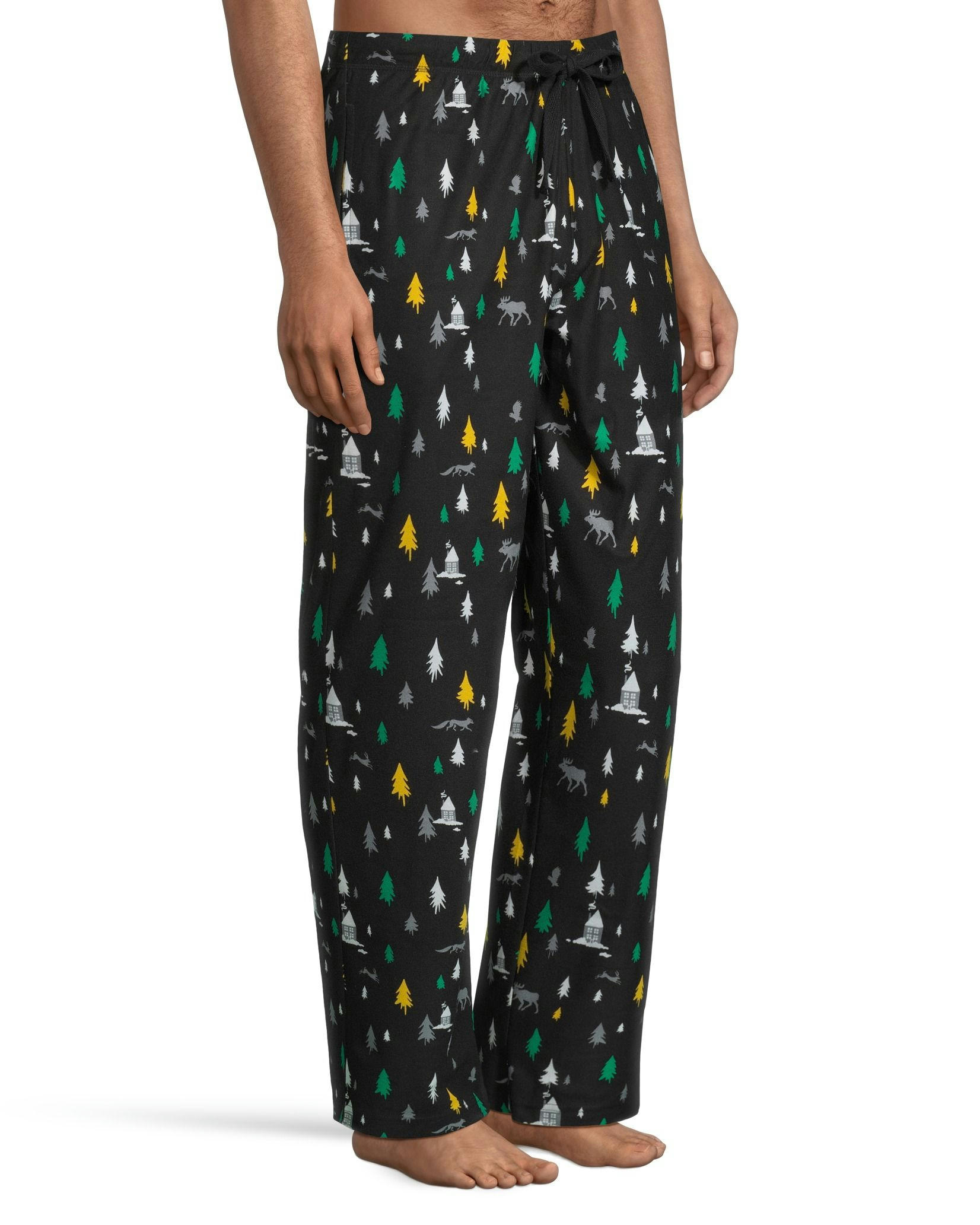 WindRiver Men's Heritage Fleece Plaid Lounge Pants