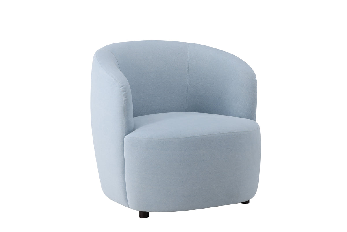 Rebellenclub Fauteuil Lonio - Lichtblauw