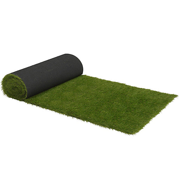 Gazon synthétique artificiel 1x10 M 40 mm d'épaisseur pour jardin et balcon