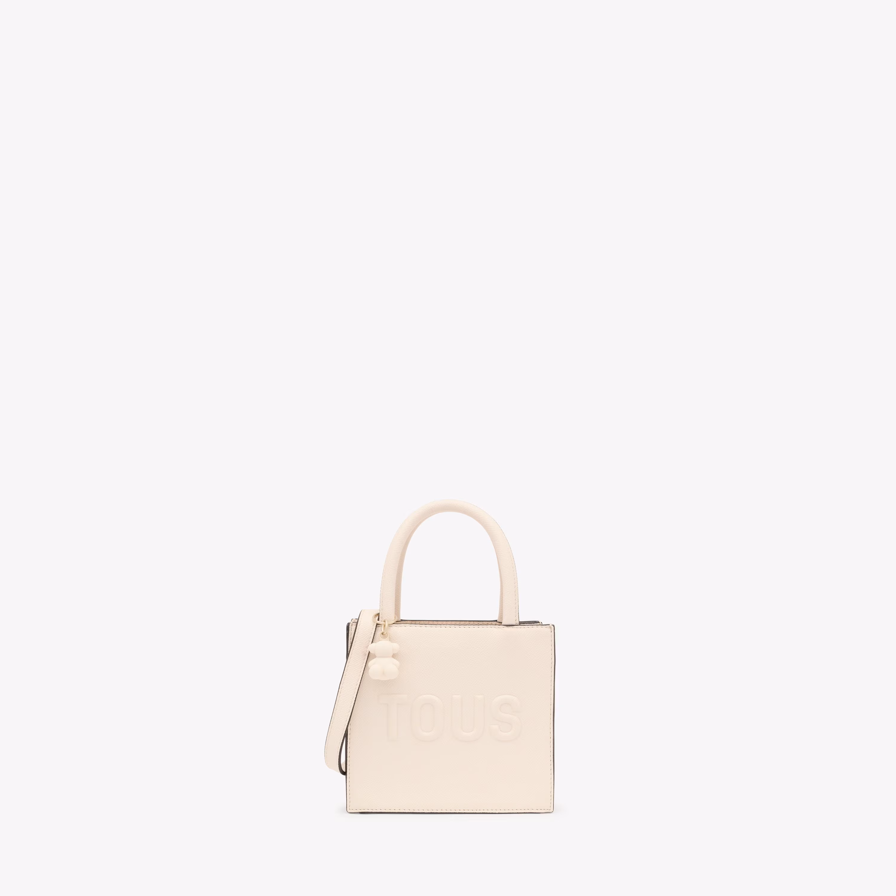 Bolso mini cube beige TOUS Brenda