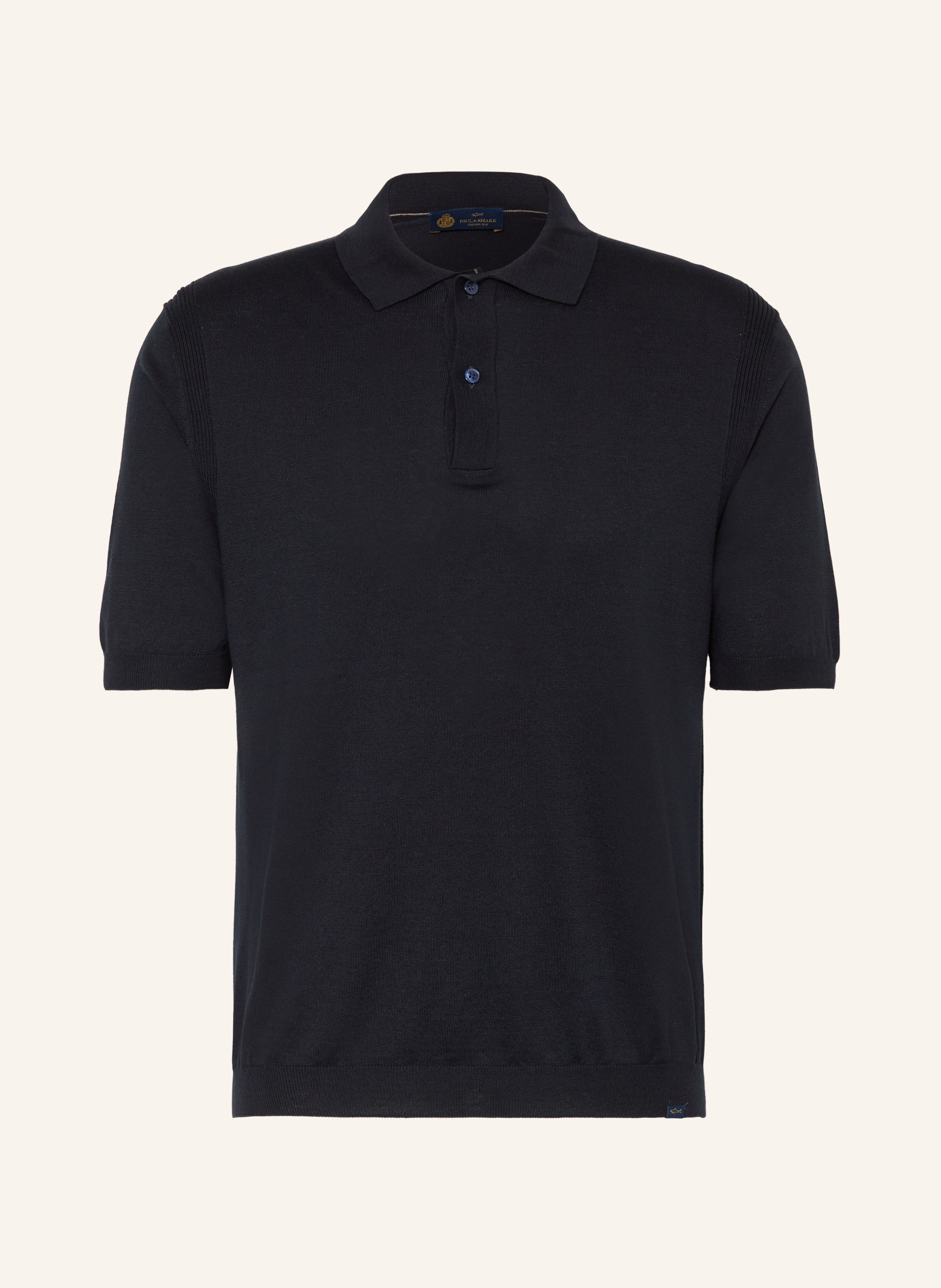 PAUL & SHARK Strick-Poloshirt mit Seide