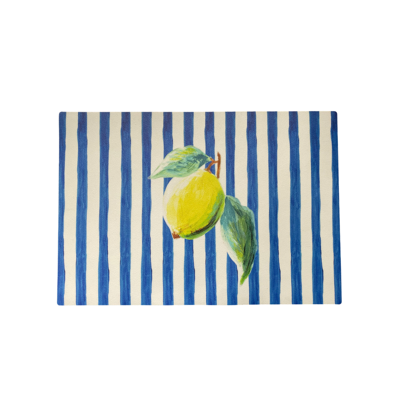 Catchii Placemat with stripes blue lemon