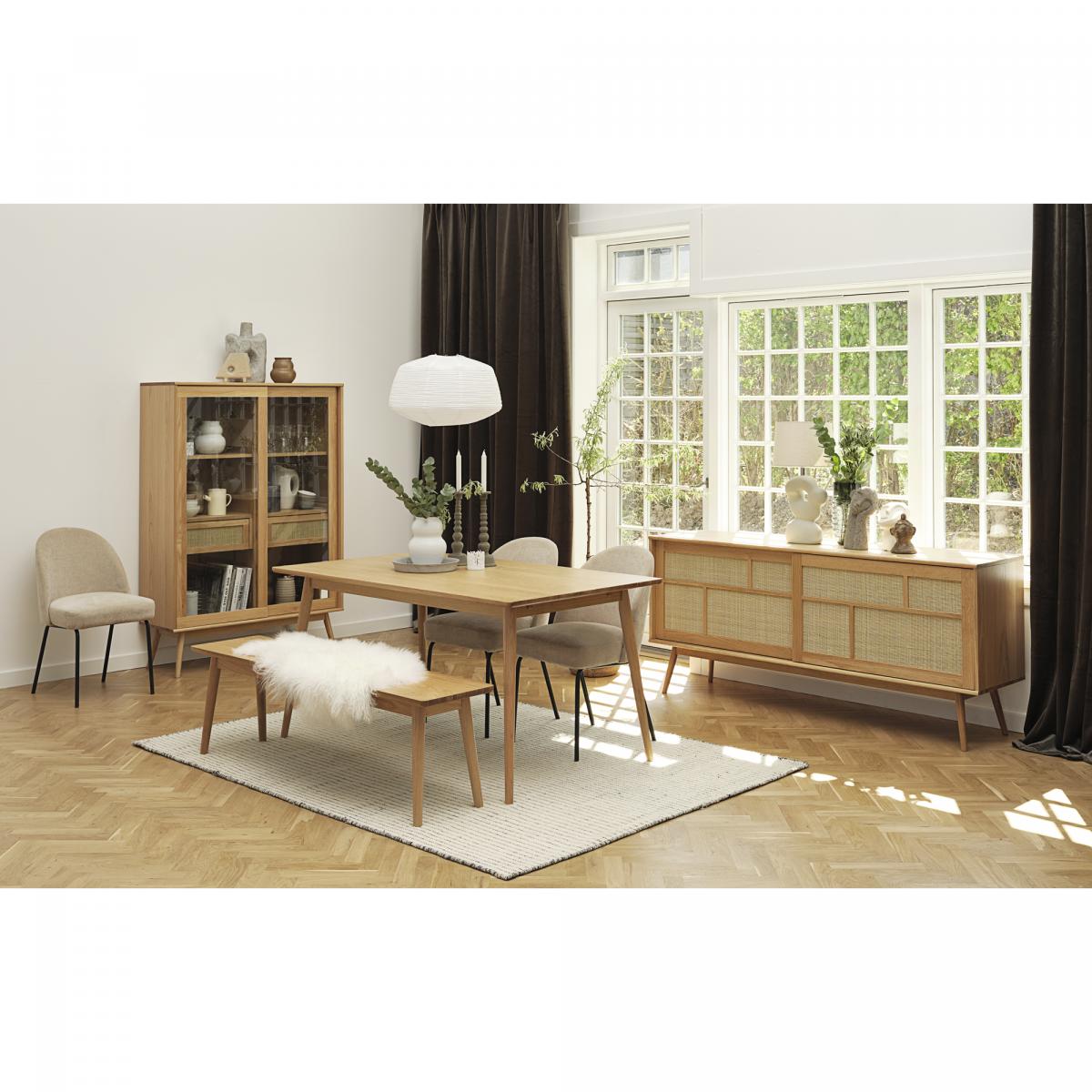 Nordic Home - Ivar eiken bankje - 150 cm - naturel