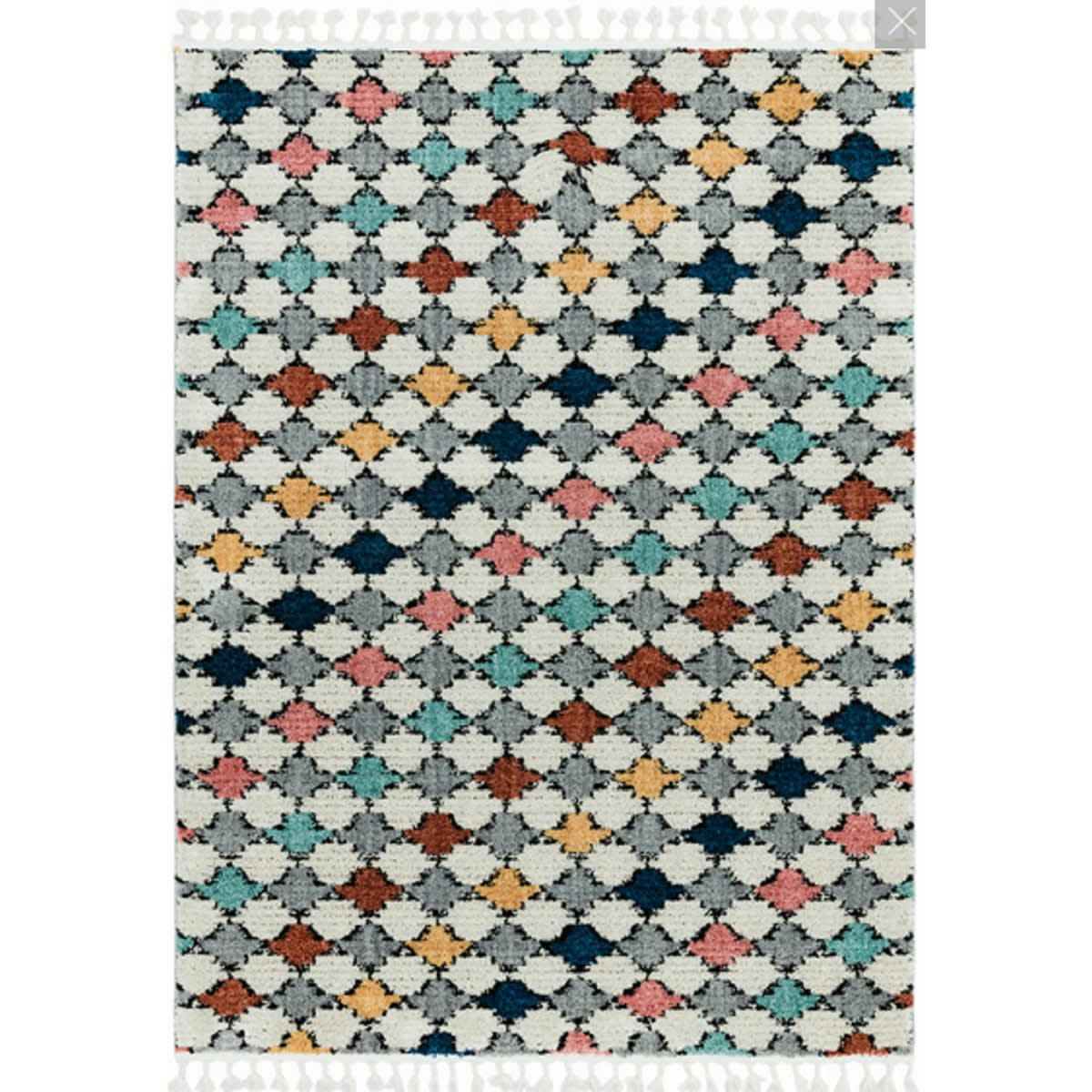 FARAH - Tapis style berbère en Polyester Multicolore 200x290 cm