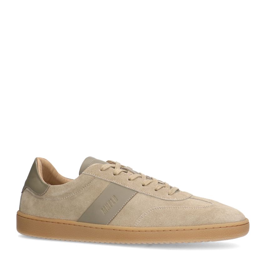 Manfield Beige suède sneakers