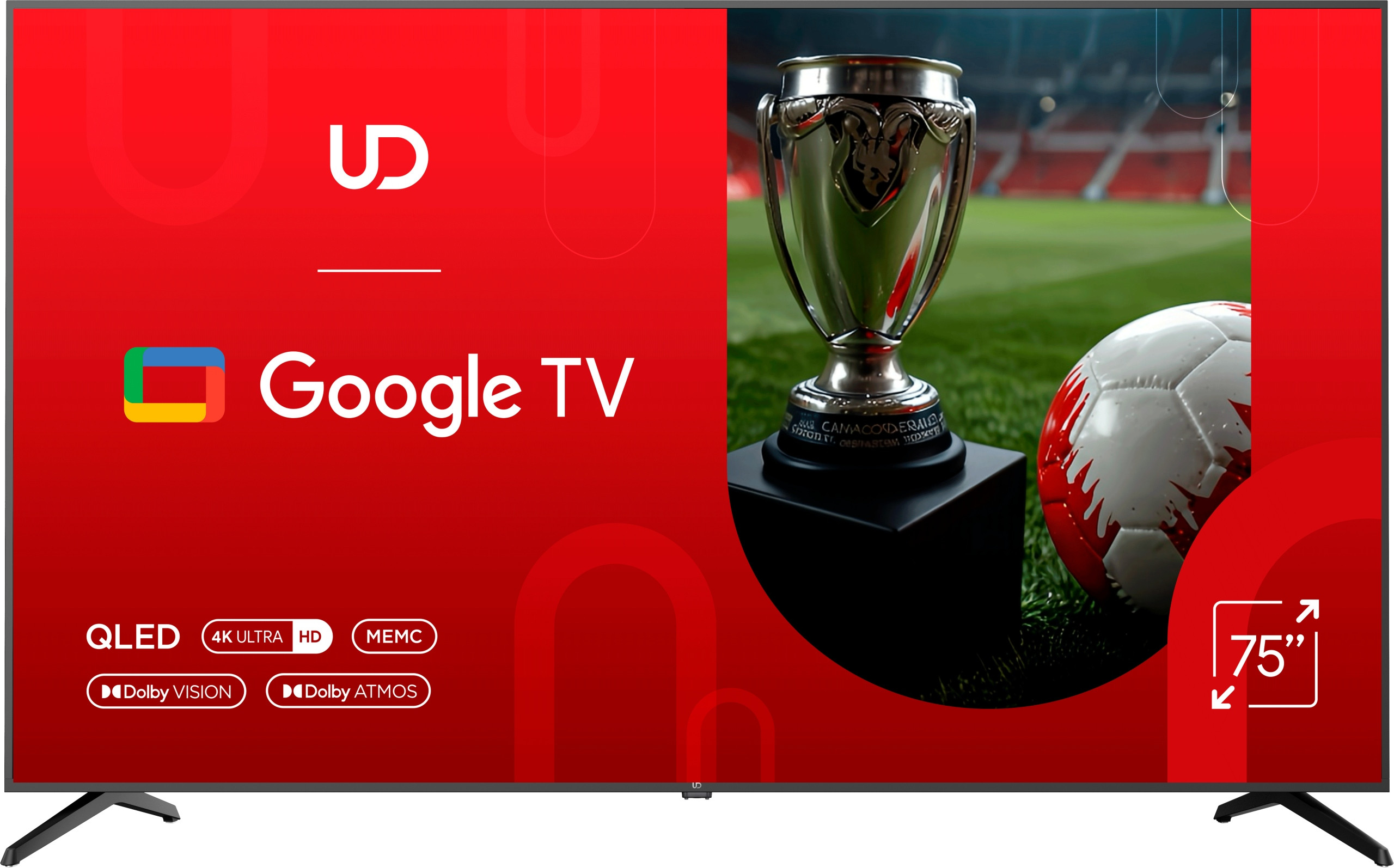 Telewizor UD 75QGU8210S Qled 75" UHD 4K Google TV Smart Dolby Atomos HDR