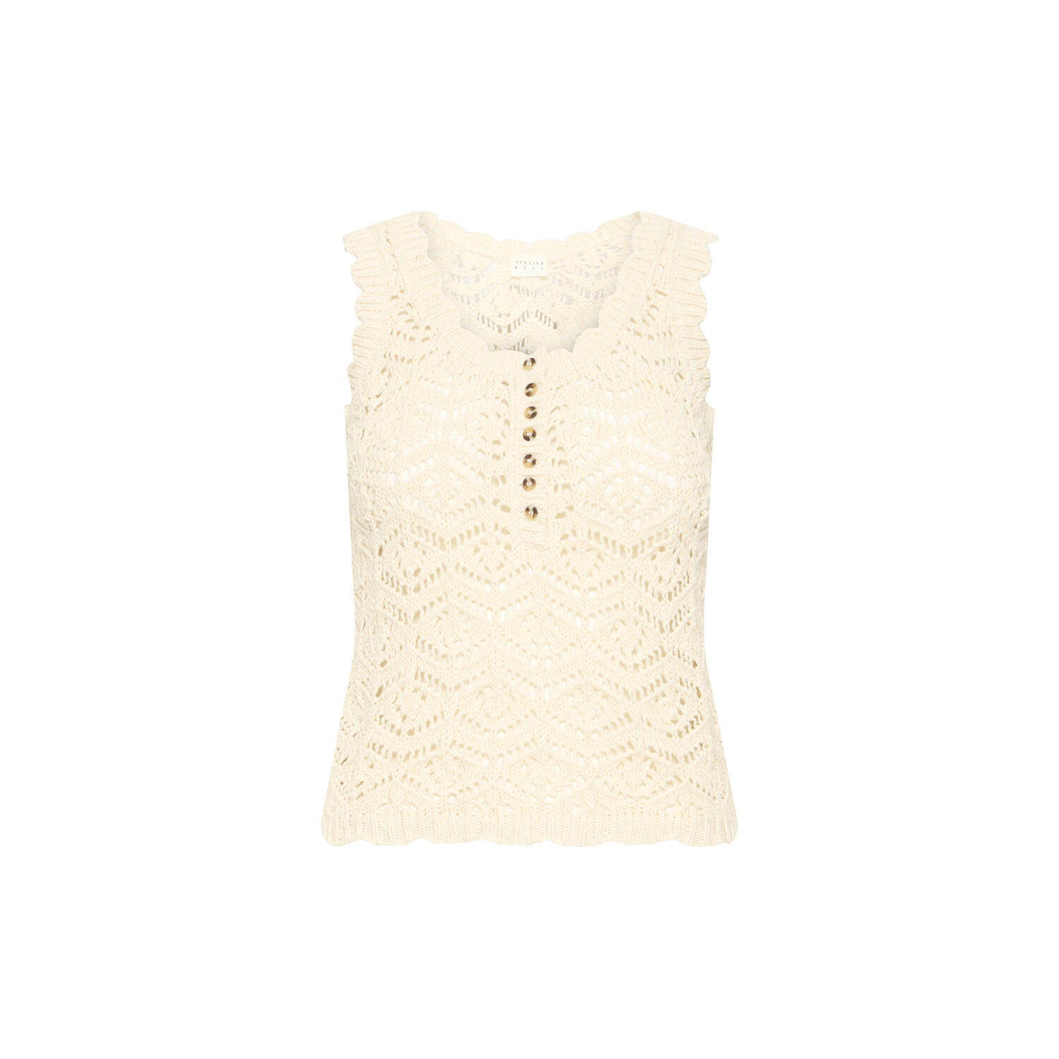 IRESTELLA Top, oyster gray