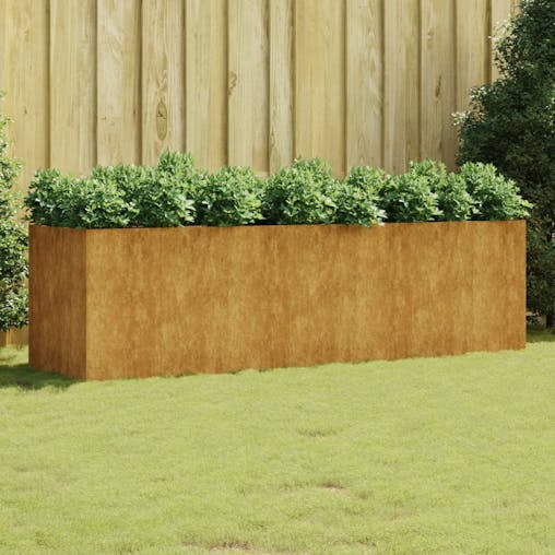 NNEVL Garden Raised Bed 280x80x80 cm Corten Steel
