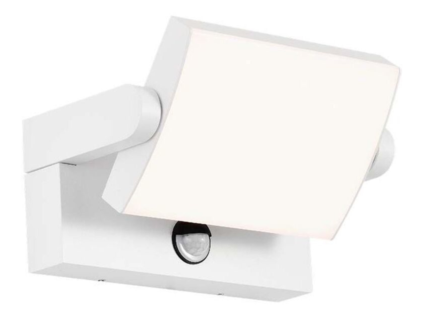 Kinkiet zewnętrzny VT-11020S LED 21 cm 4000K z czujnikiem ruchu biały