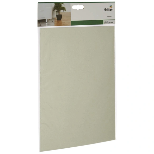 Filzzuschnitt, rechteckig, Selbstklebend, weiß, 210 x 3,5 x 297 mm