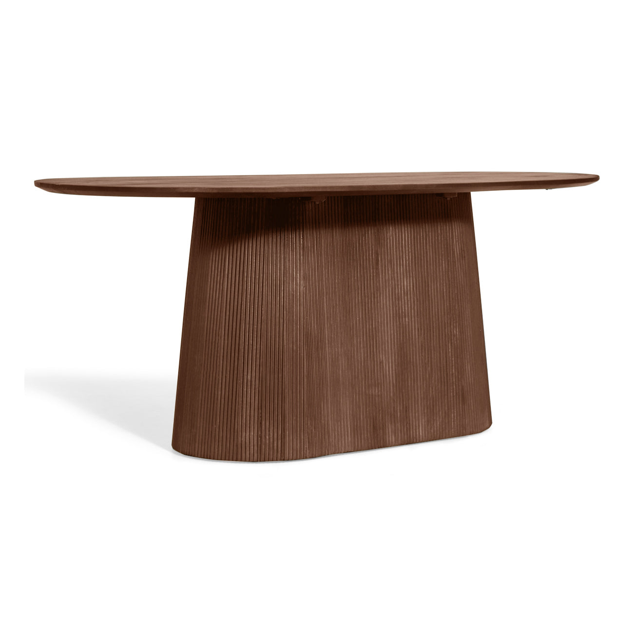 by fonQ Grand Eettafel Tabacco Mangohout - 230 x 110 cm