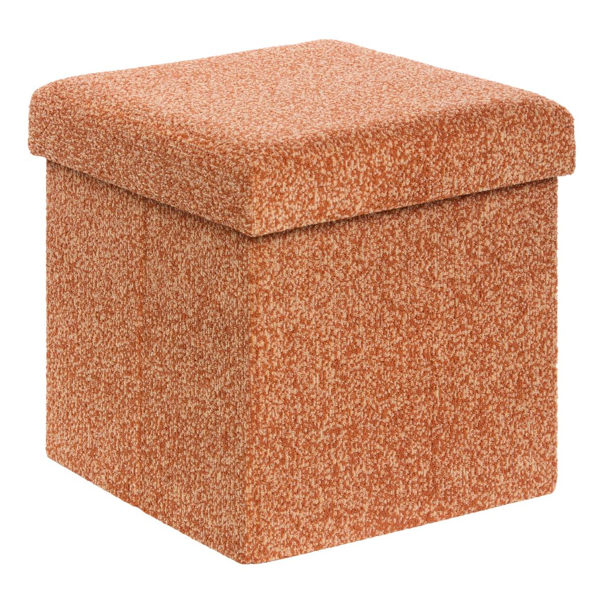 Folding Pouf "Oxia" Amber, 38x38 cm