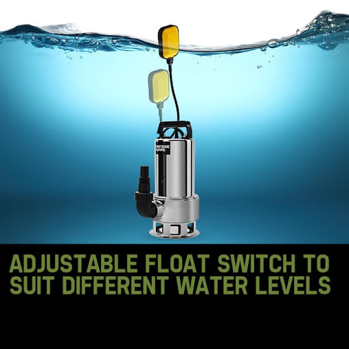 NNEMB 2000W Dirty Water Submersible Pump-PRD-M6