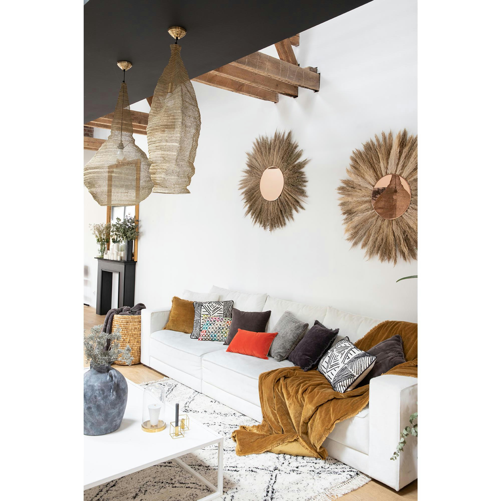 FARA - Édredon  en coton bronze 85 x 200