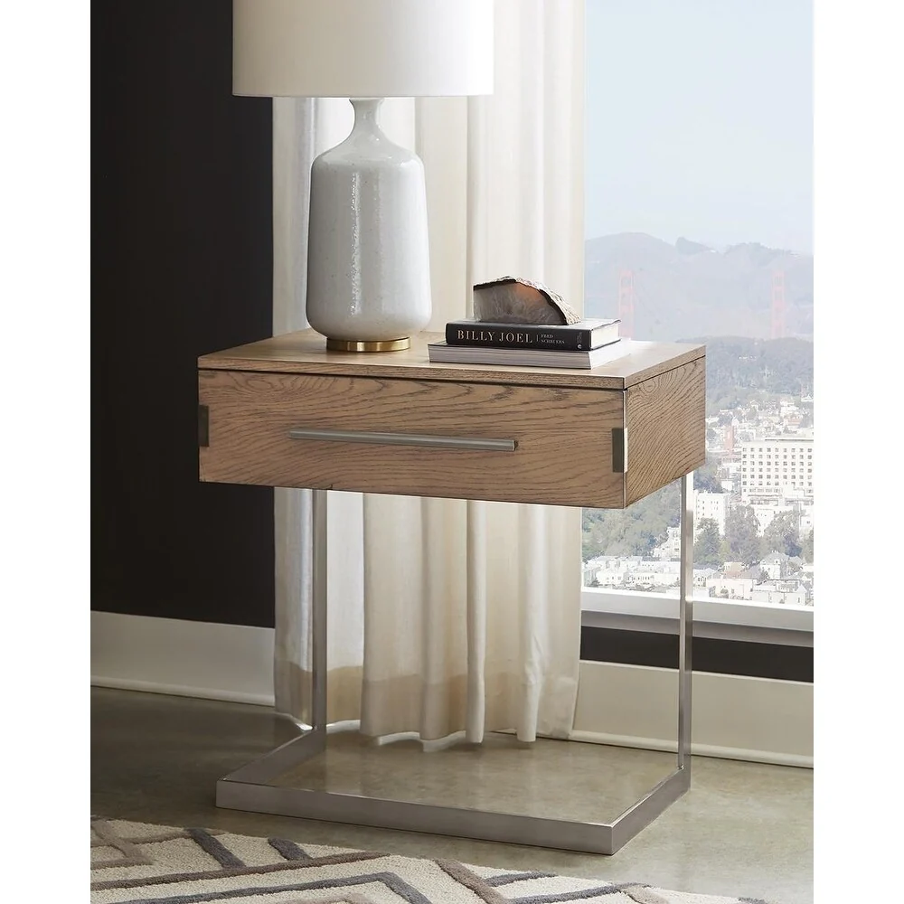 Parker Grey Oak 6-piece Upholstered Bedroom Set