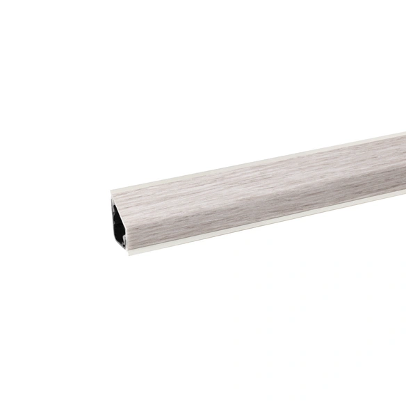 Wandanschlussleiste, BxHxT: 2,4 x 1,6 x 410 cm, hellbraun