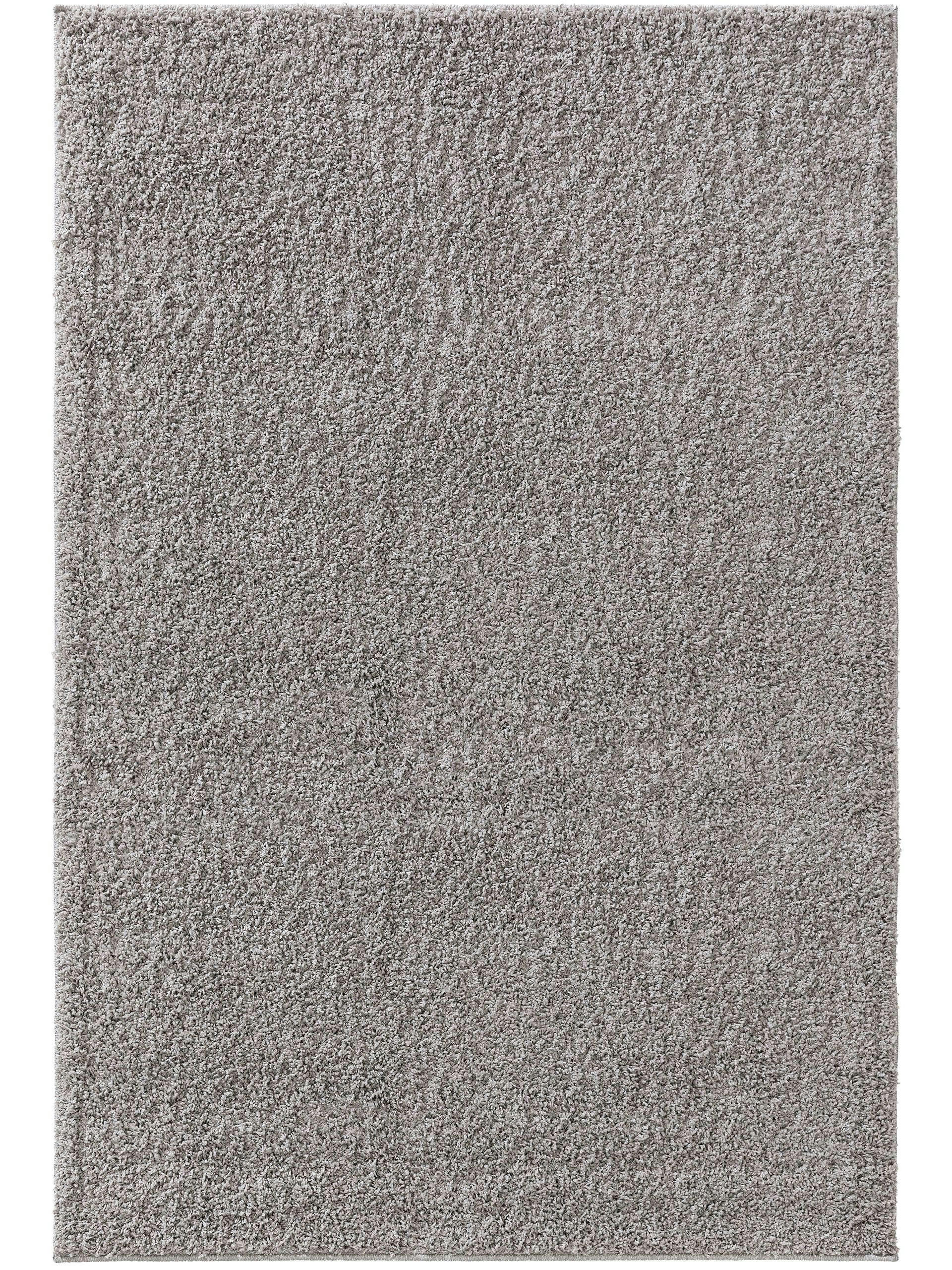 SOHO - Tapis à poils longs gris clair 120x170