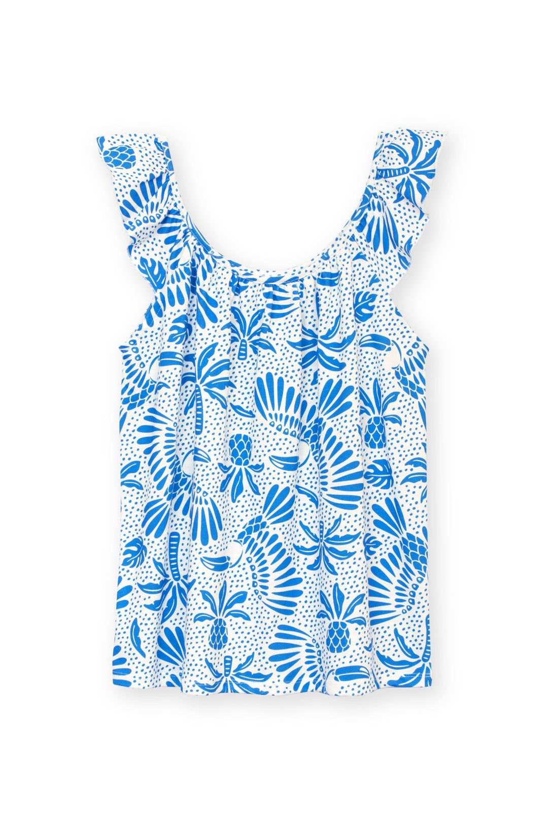 Kite Ulwell Sleeveless Slub Jersey Top Toucan Do It