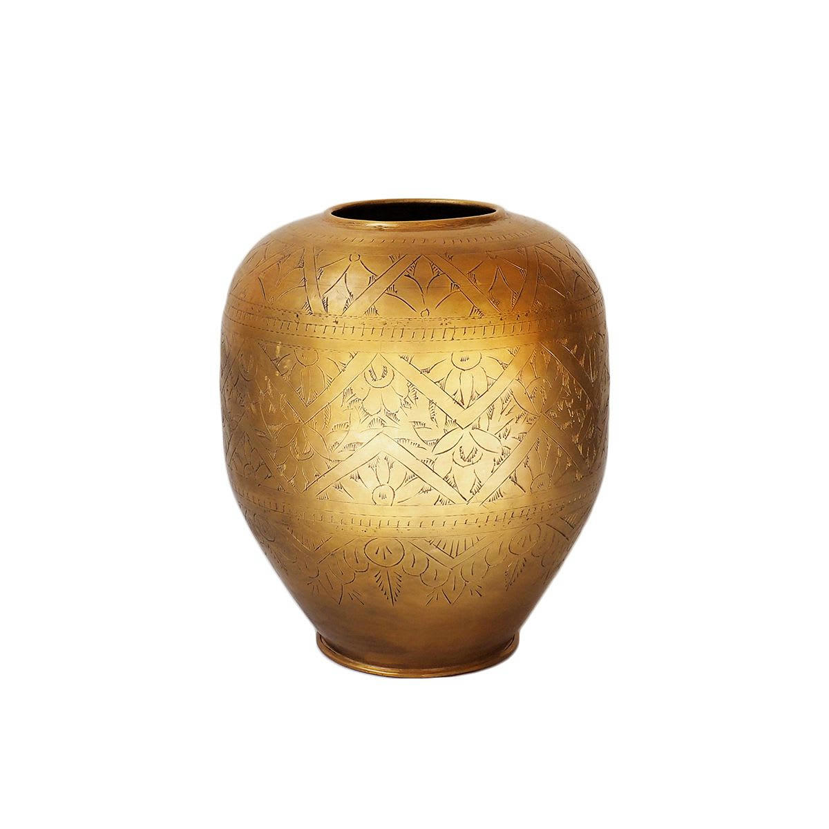 JAYA - Vase avec motifs gravés