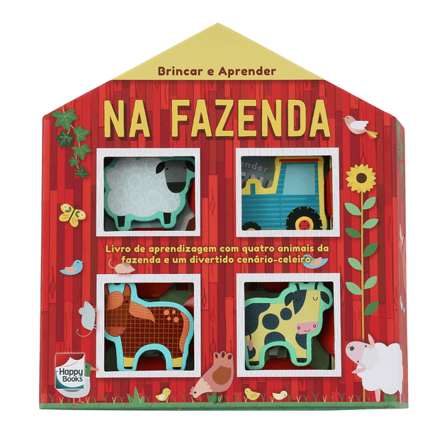 BRINCAR E APRENDER NA FAZENDA LIVRO INFANTIL
