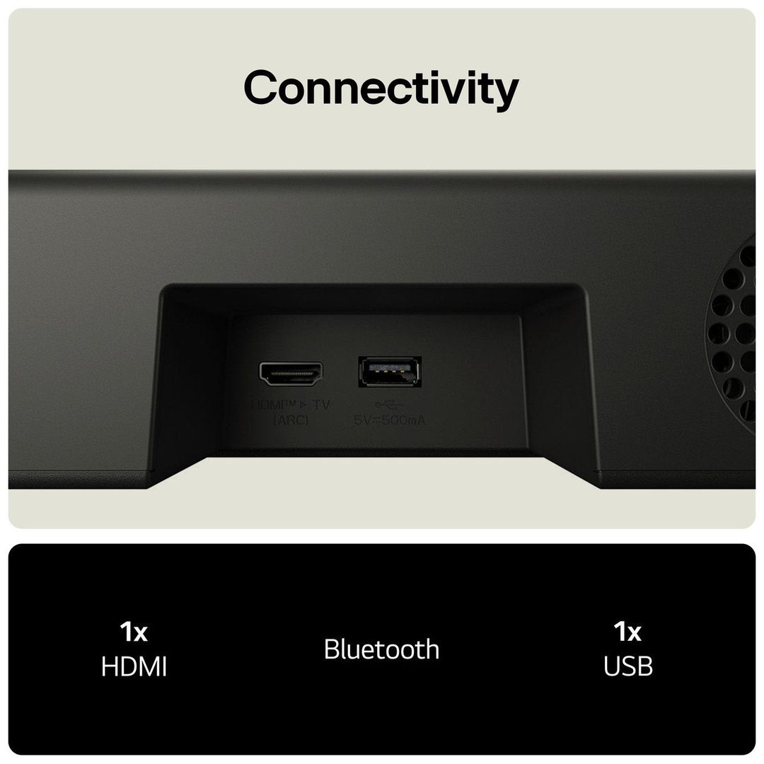 LG US20A Smart Soundbar with 2.0 Channel Bluetooth Dolby Digital