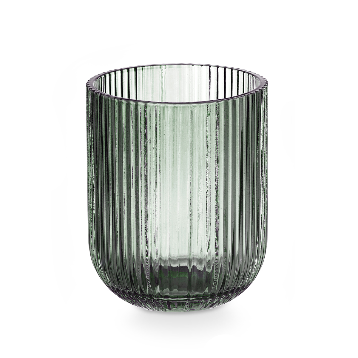 Copo de água riscas verde 27cl