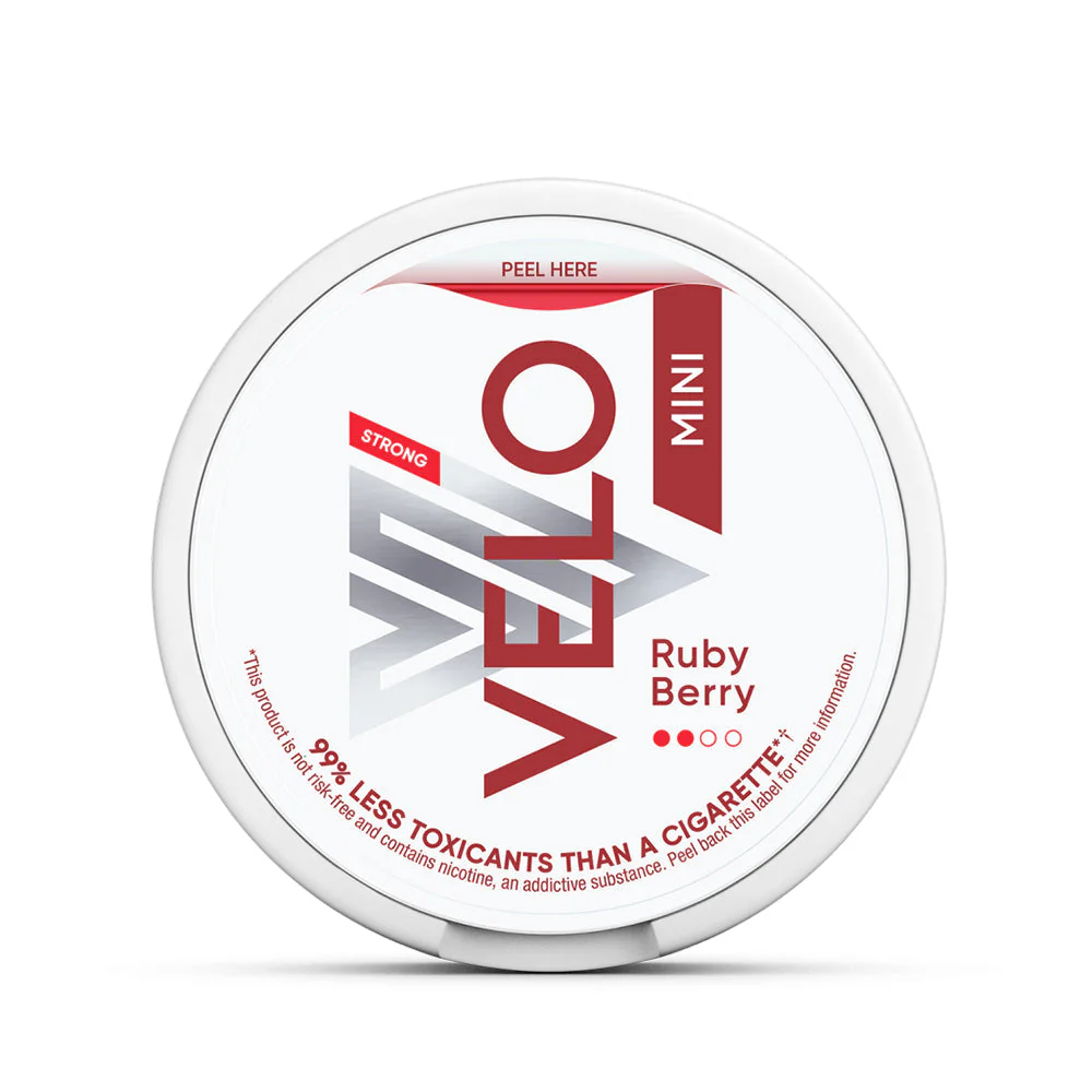 VELO Ruby Berry 6 MG Mini - 20 Nicotine Pouches