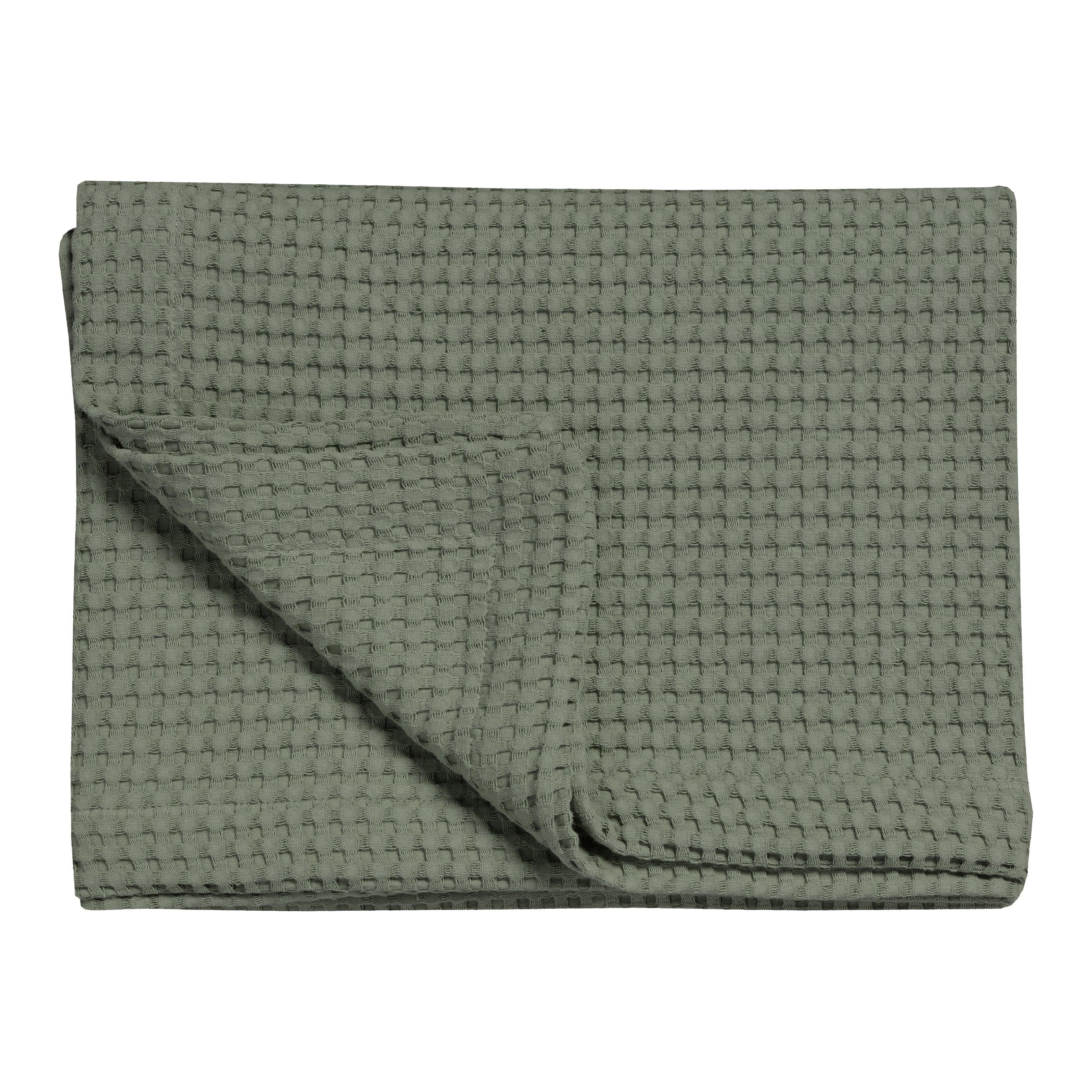Vandyck Home Pique Sprei 160 x 250 cm - Earthgreen