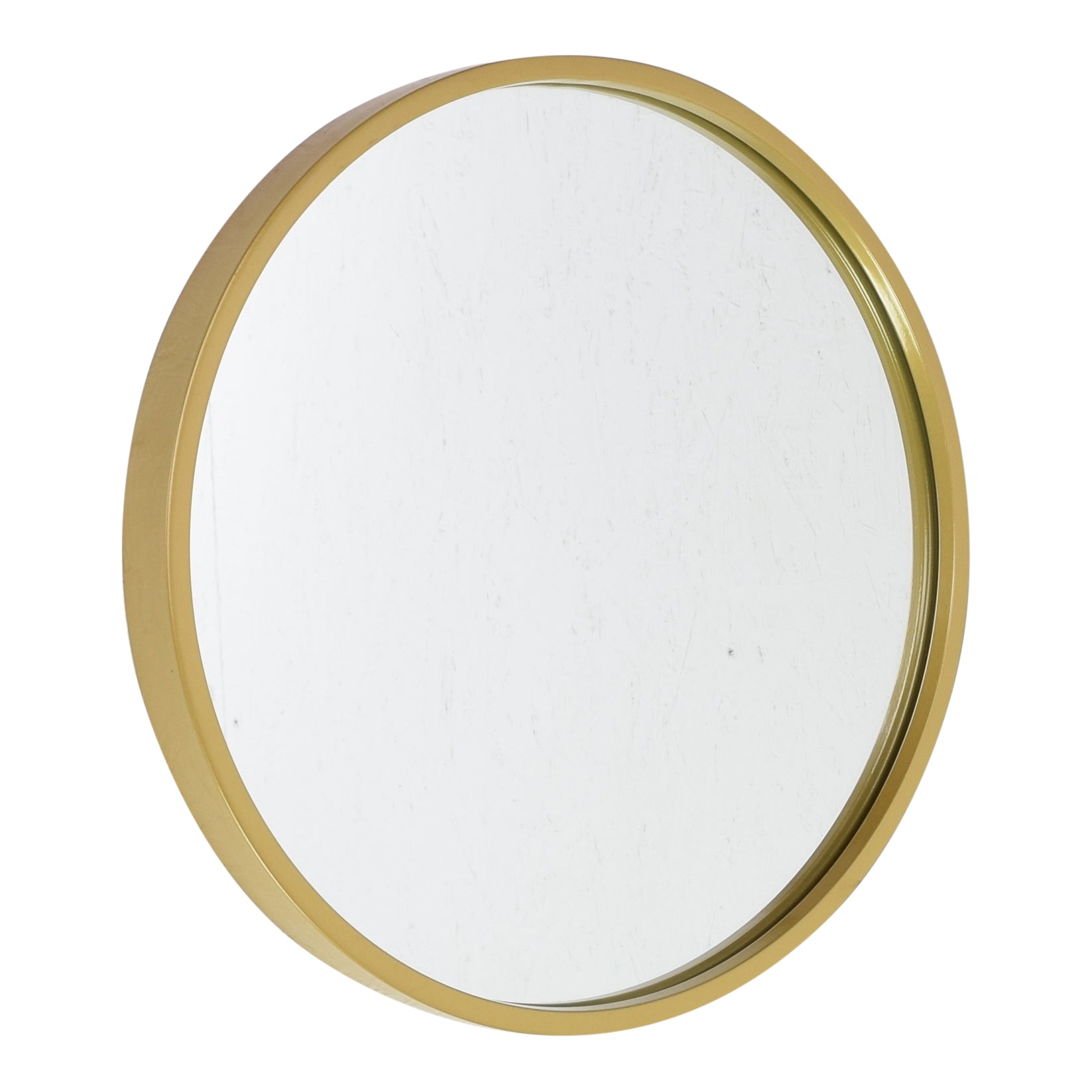 Fragix Boston wandspiegel rond - Goud - Metaal - Ø35cm - Industrieel