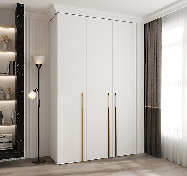 Armoire Como 3 a portes battantes H. 245 x L. 150 x P. 40, 3 portes