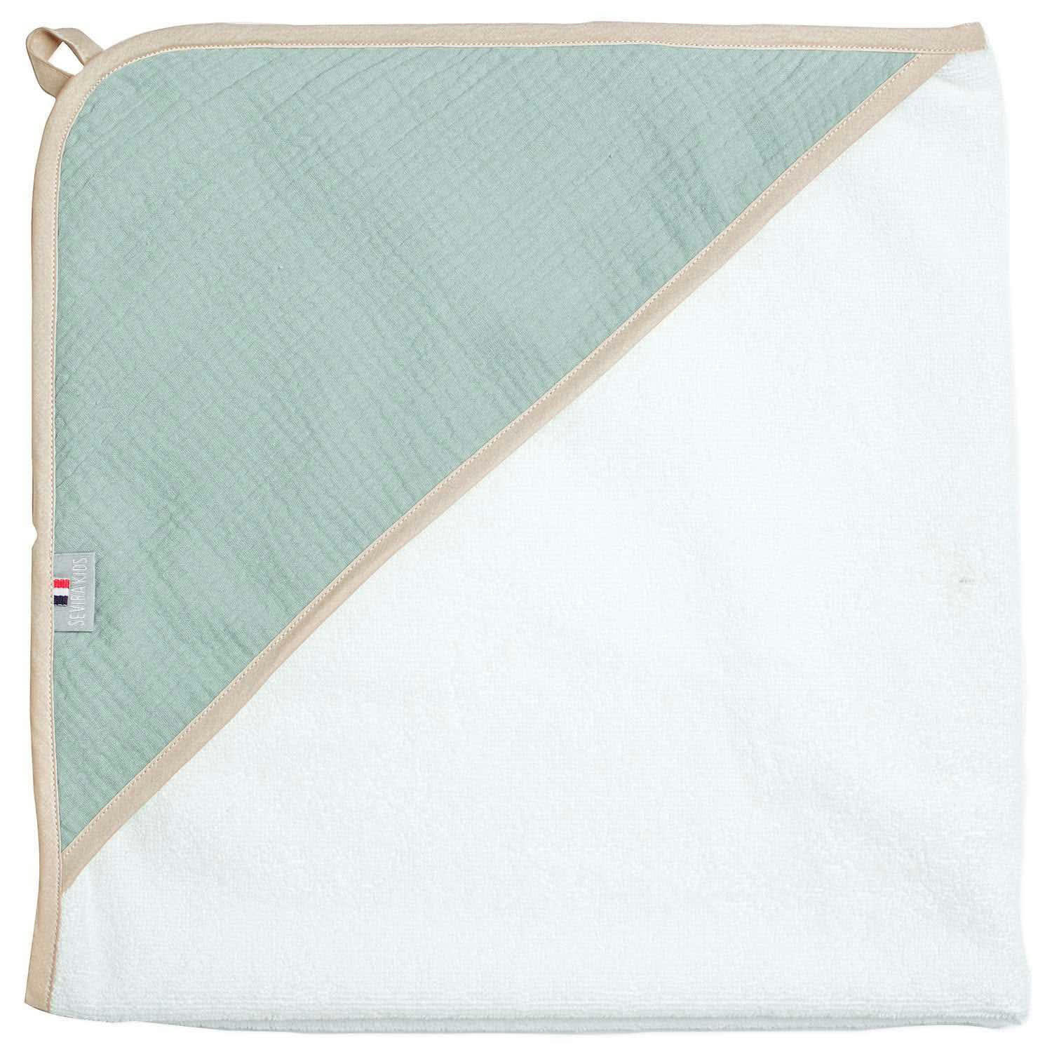 JEANNE - Cape de bain en gaze de coton  75 x 75cm