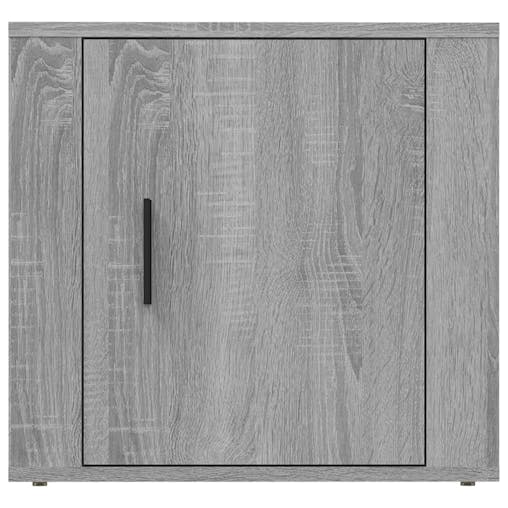 NNEVL Bedside Cabinets 2 pcs Grey Sonoma 50x39x47 cm