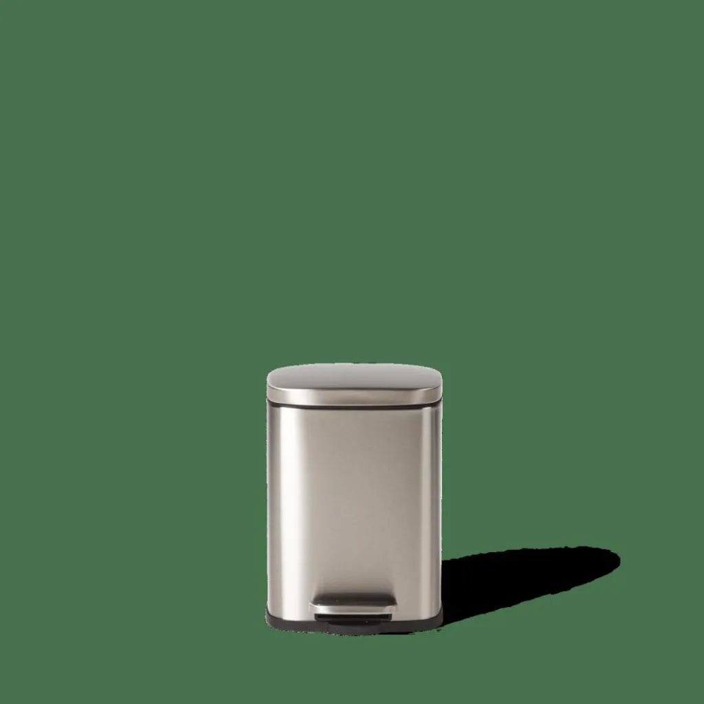 Poubelles De Cuisine|Poubelles^CASA ADELE Poubelle à Pédale 5l Argent