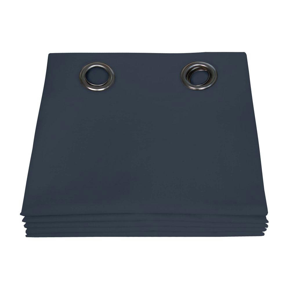 - Rideau occultant total bleu 135 x 250