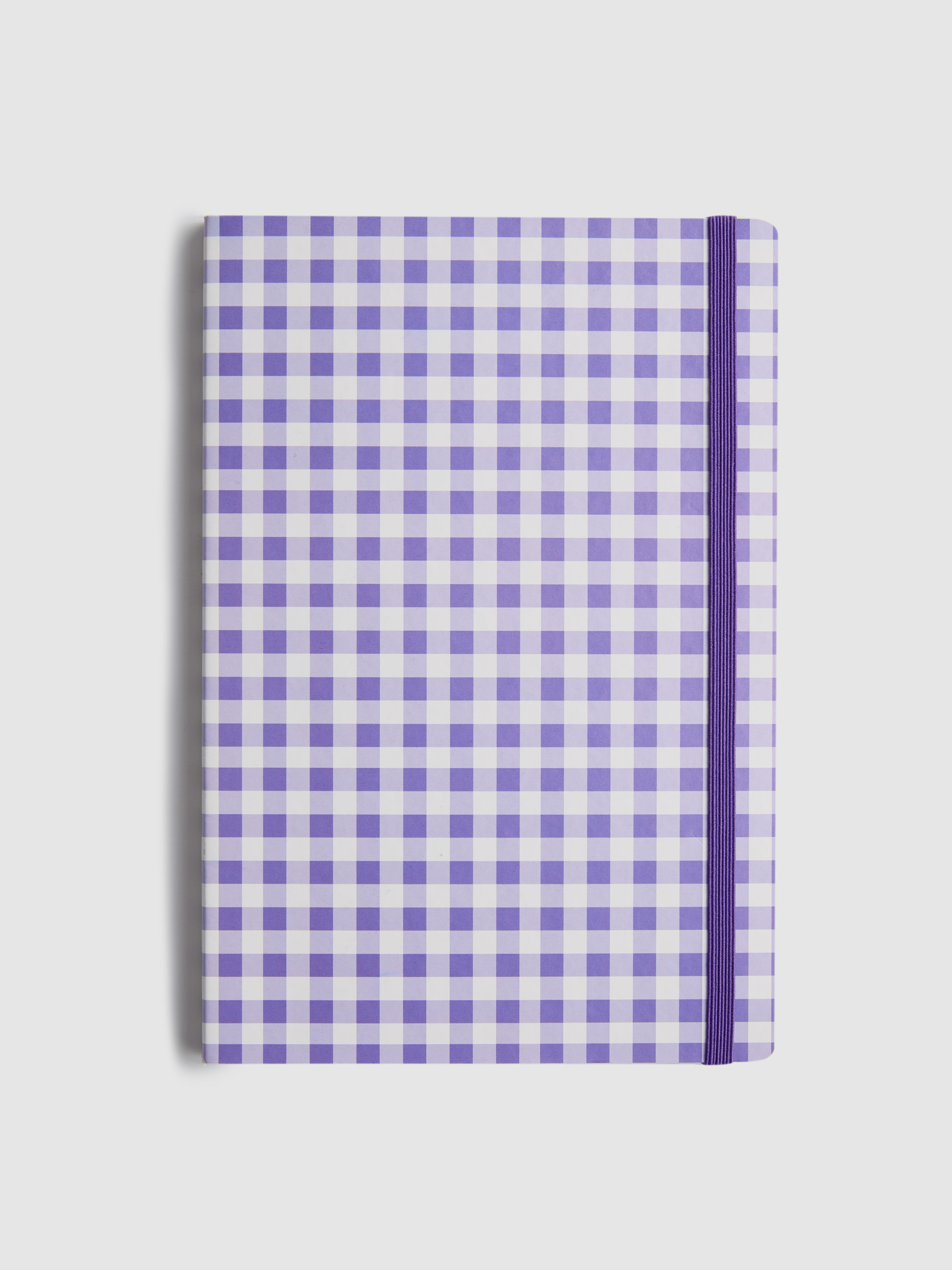 A5 Gingham Notebook