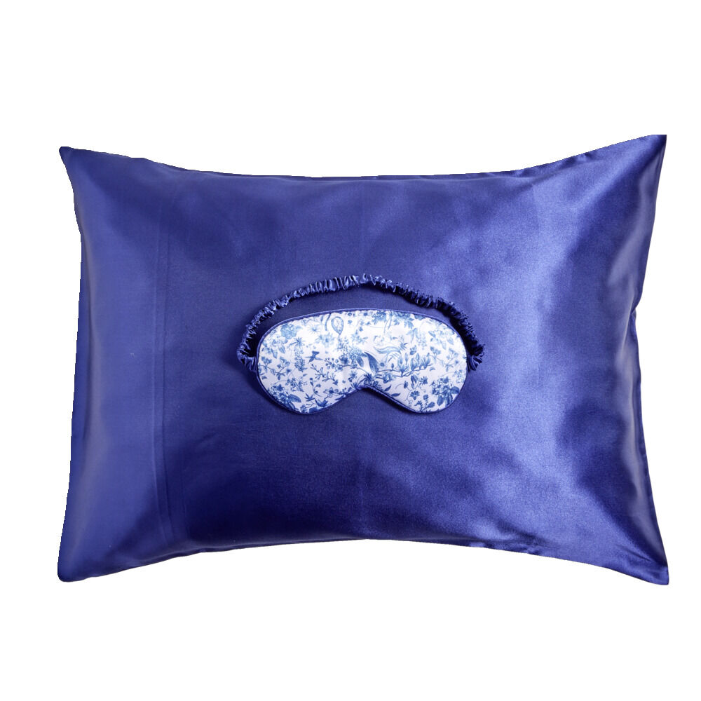 Coffret sommeil masque et taie d'oreiller en satin - 2 modèles