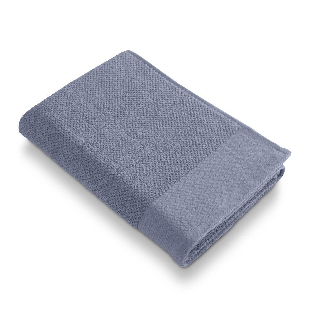 Walra - Badlaken Soft Cotton Popcorn (PP) - 70x140 - Blauw