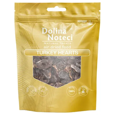 Dolina Noteci Dog Natural Treats Turkey Hearts