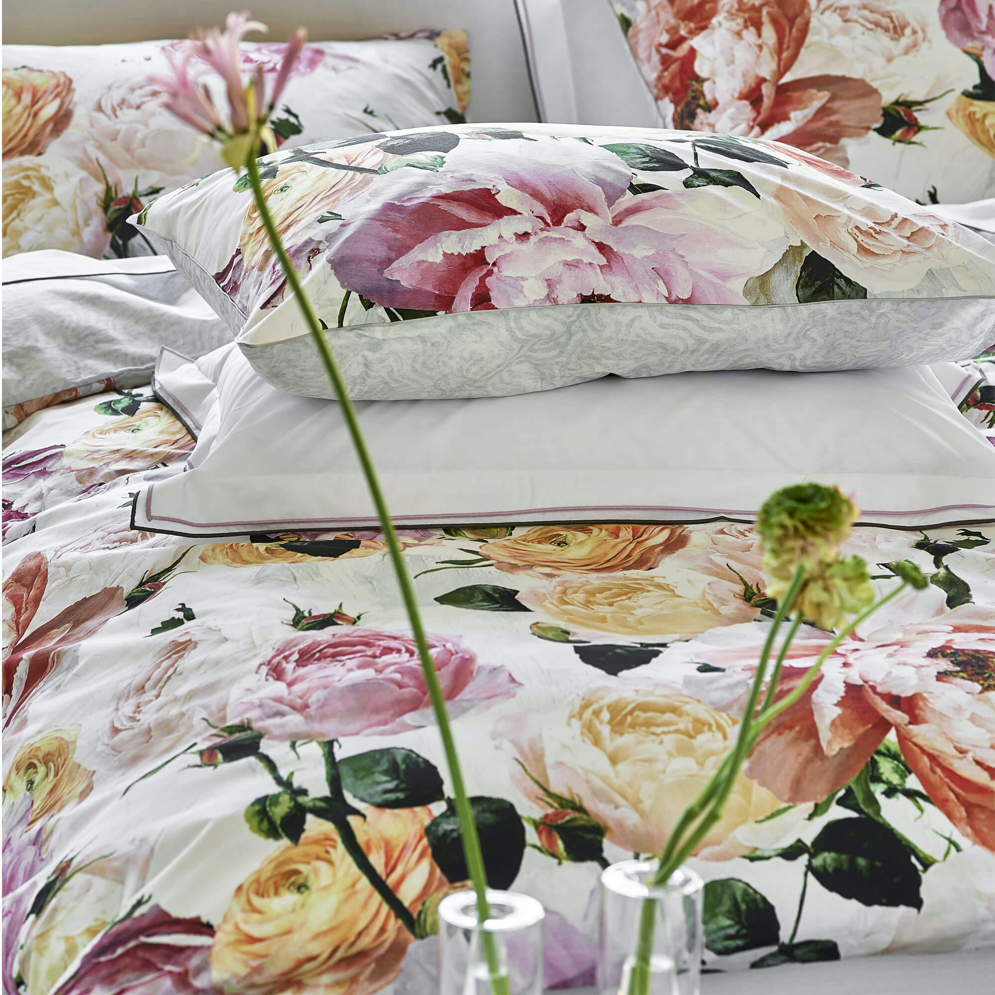 TOURANGELLE - Housse de couette en coton blanc 260x240