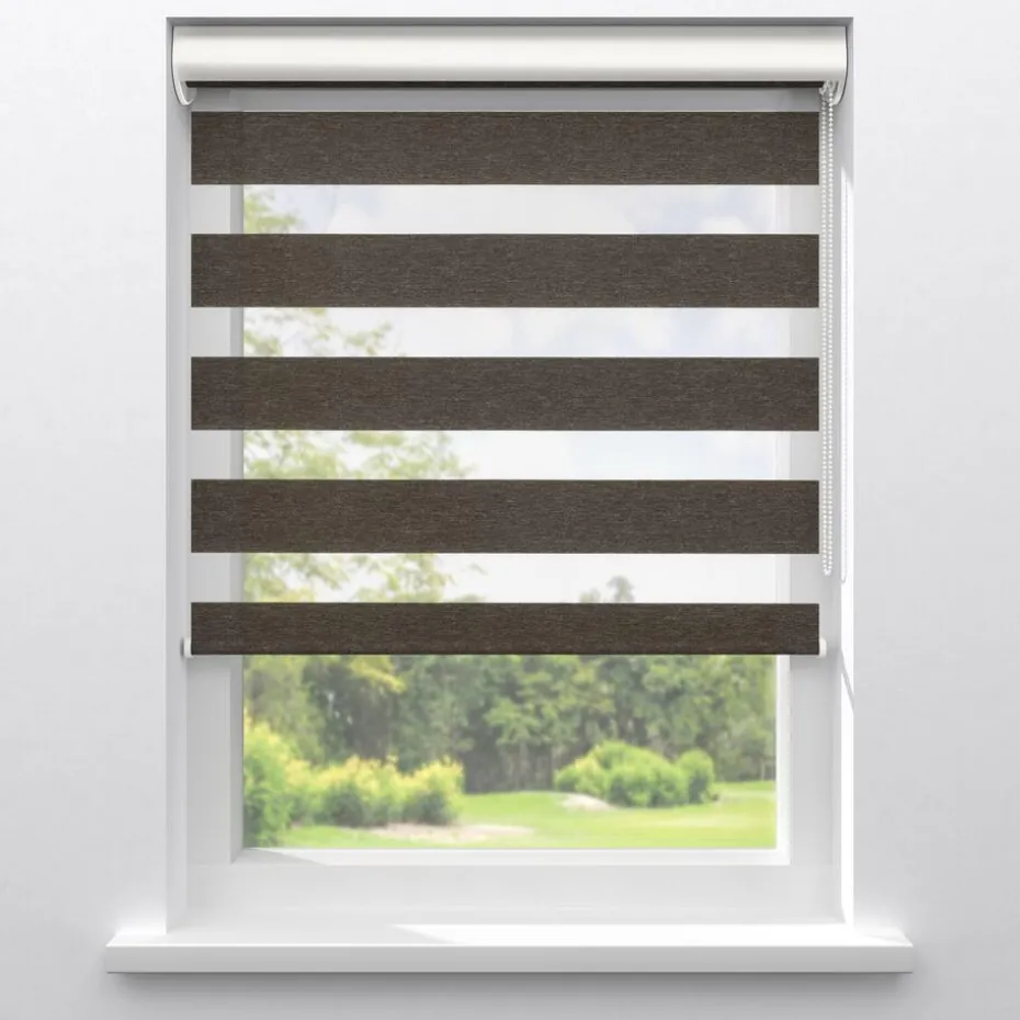 Kwantum Duo-Rolgordijnen | Fenstr Duo Rolgordijn Michiel  Bruin