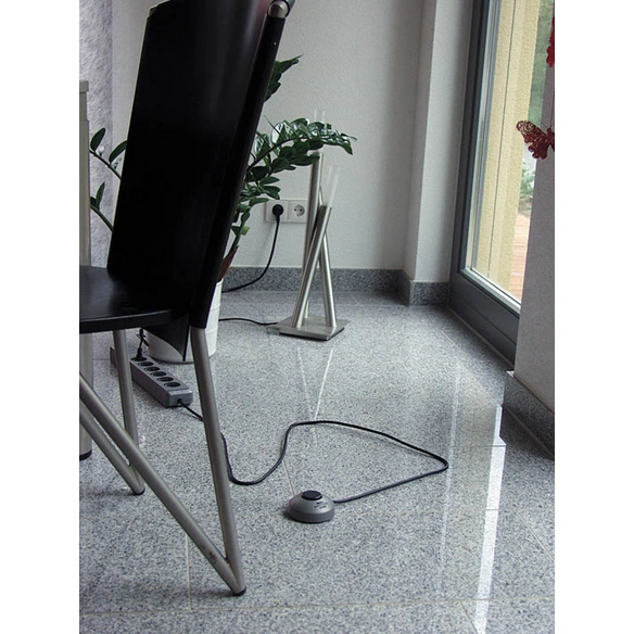 Steckdosenleiste, schwarz, 240 V, Kabellänge: 2 m