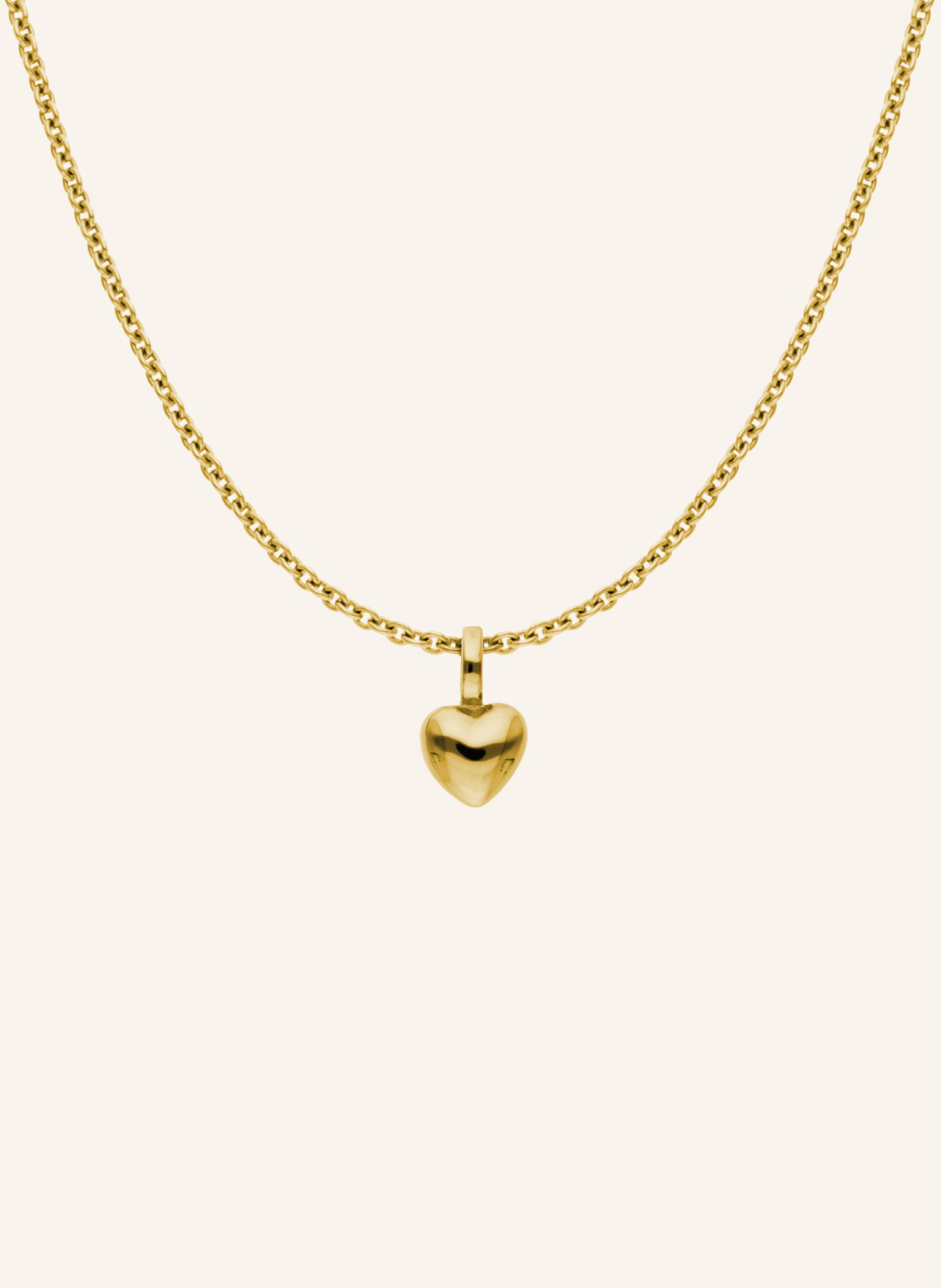 CADA Kette ROUND TINY HEART