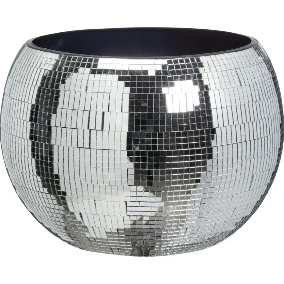 Kwantum Kerstservies | Glazen | Champagnekoeler Disco  ⌀25cm Zilver