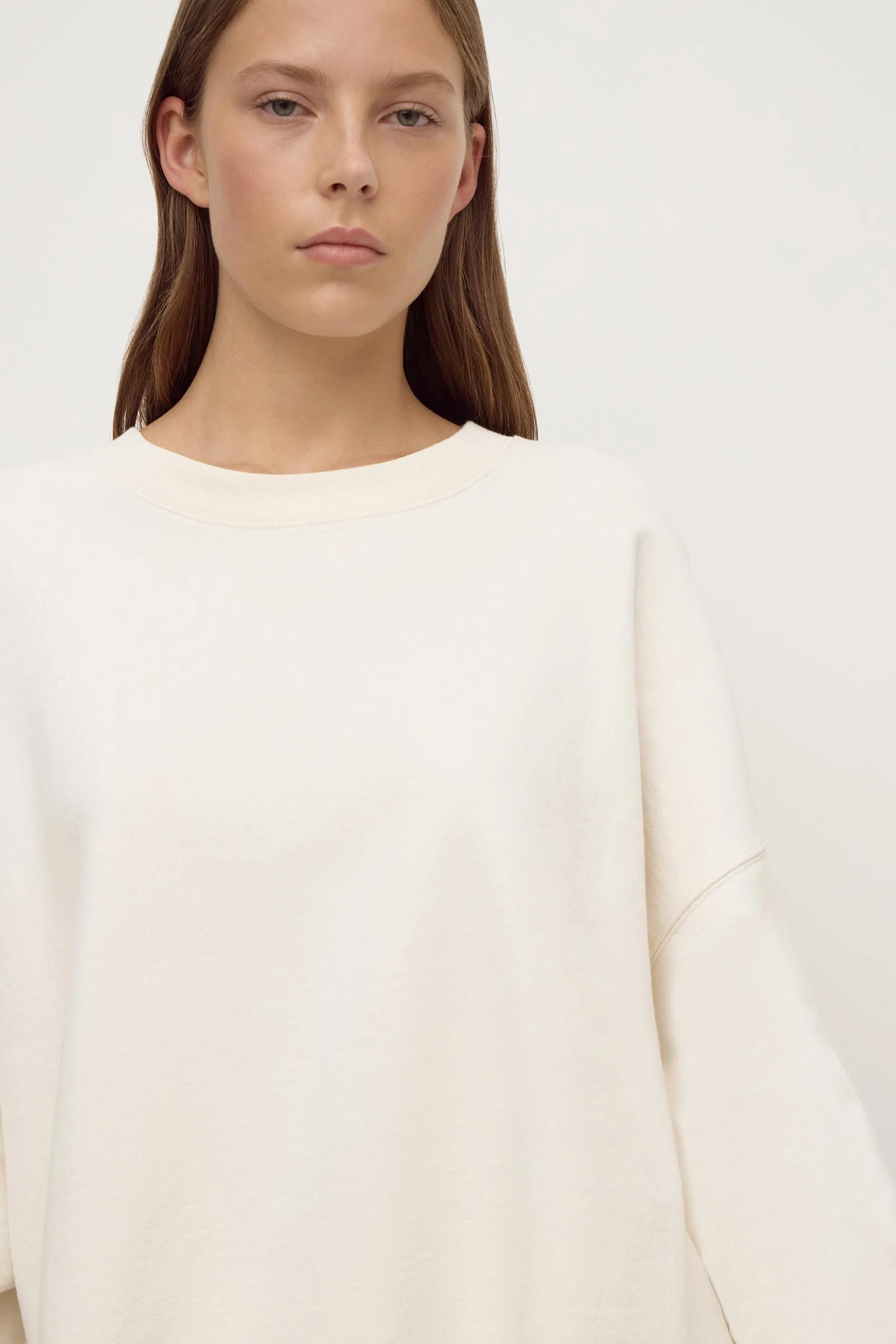 Brushed Cotton Lounge Sweater