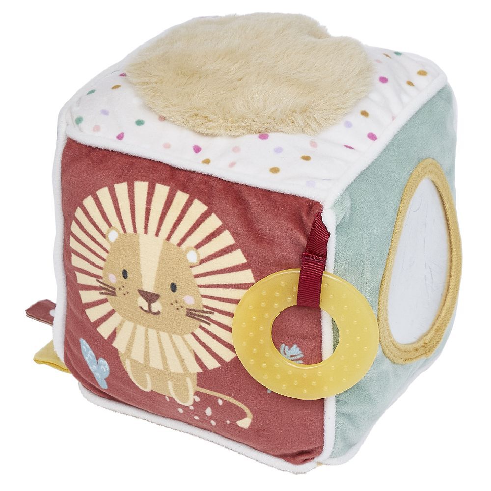 Cube d'éveil motif Lion 4 activités
